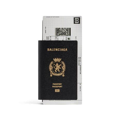 balenciaga passport wallet